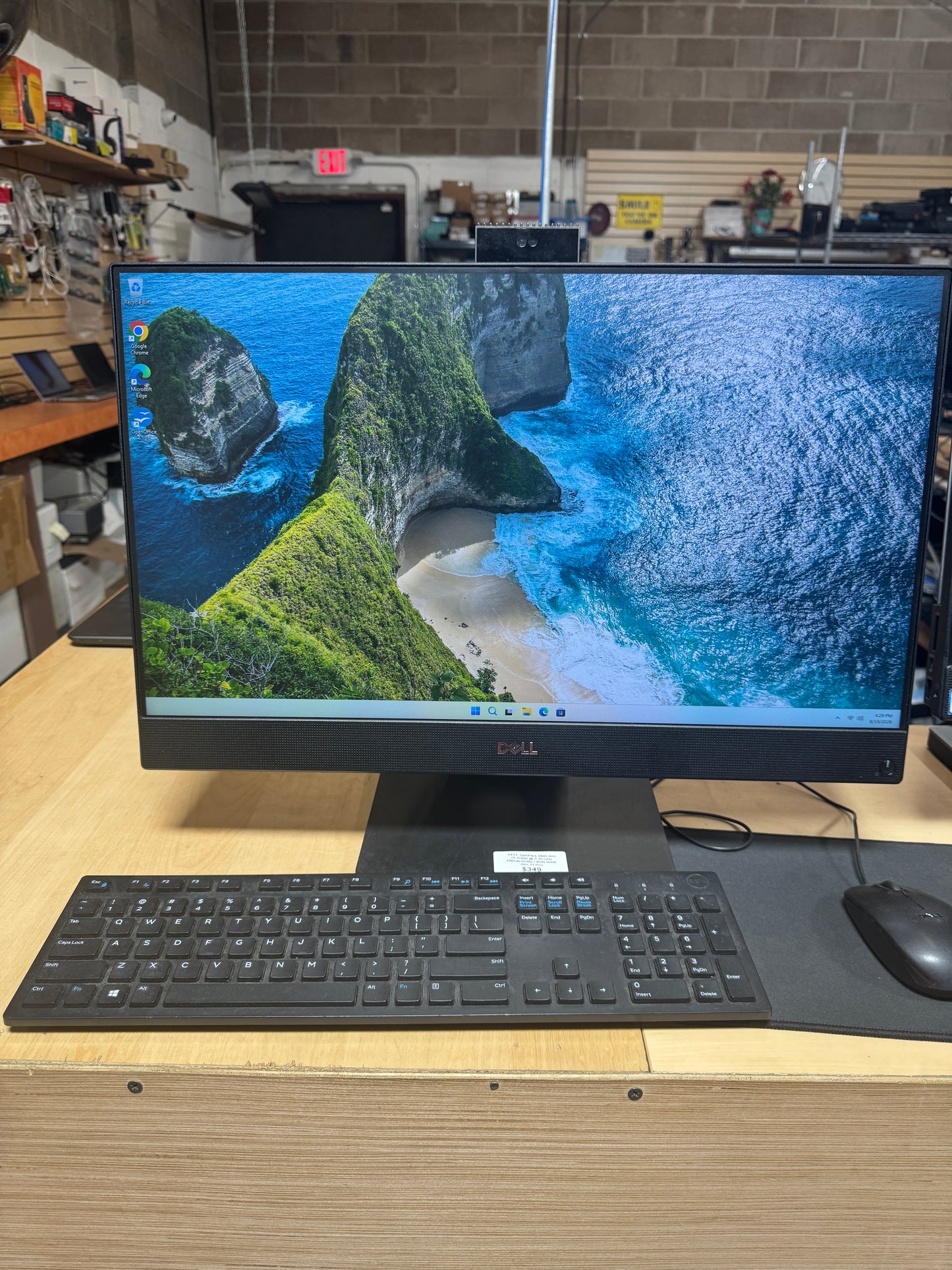Dell OptiPlex 5490 All-in-One - Core i5 (10th Gen) - 256GB NVMe - 16GB RAM - NVIDIA GTX 1650 - Windows 11 Pro
